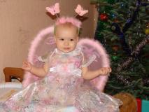 Моя младшая дочь Сашенька ей 10,5 месяцев. Костюм "Бабочка"