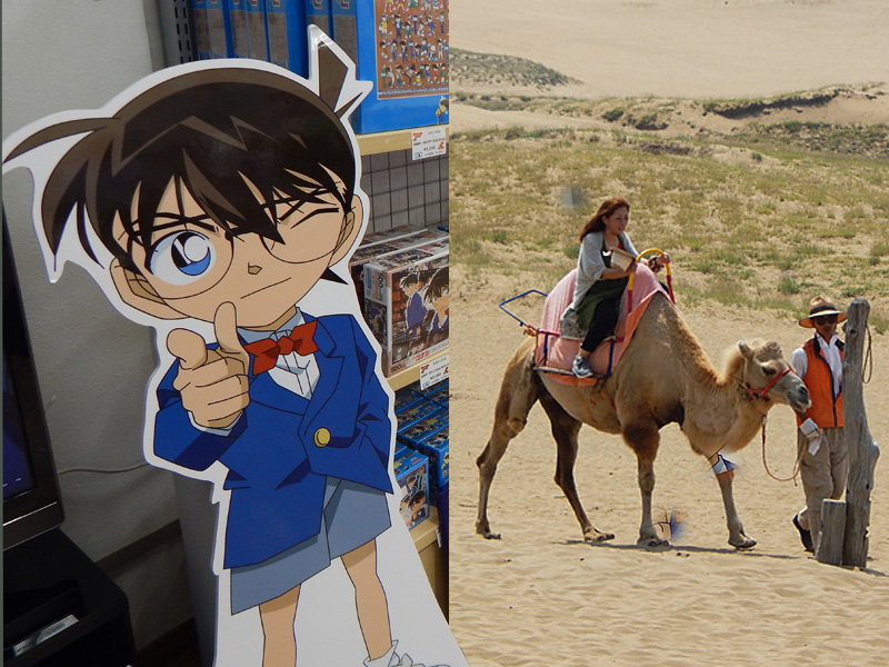 Визитная карточка префектуры Тоттори — Конан и песчаные дюны