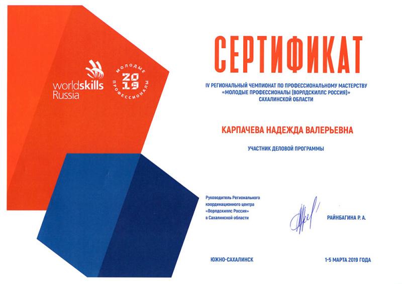 Ворлд скилз 2019