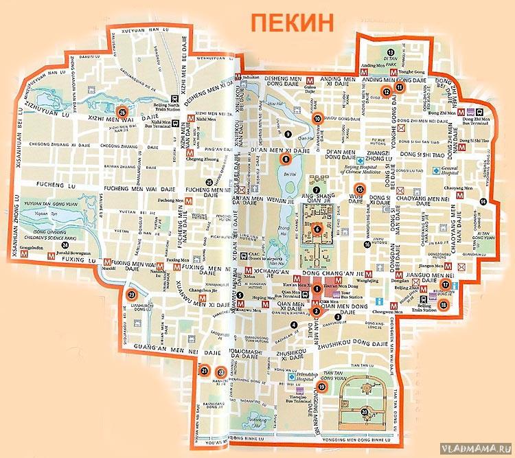 Карта города