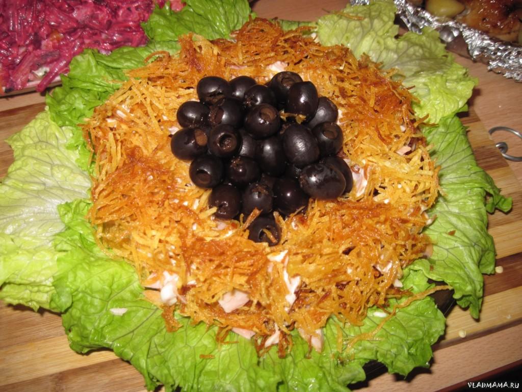 Салат Гнездо Глухаря