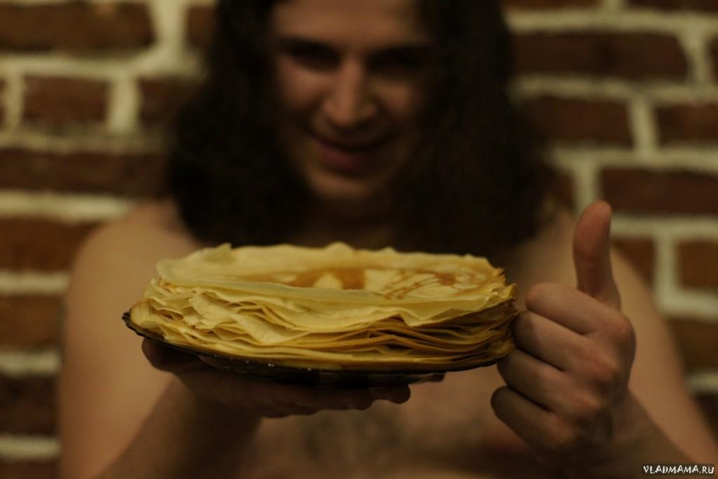 Быстрый мужской рецепт блинов