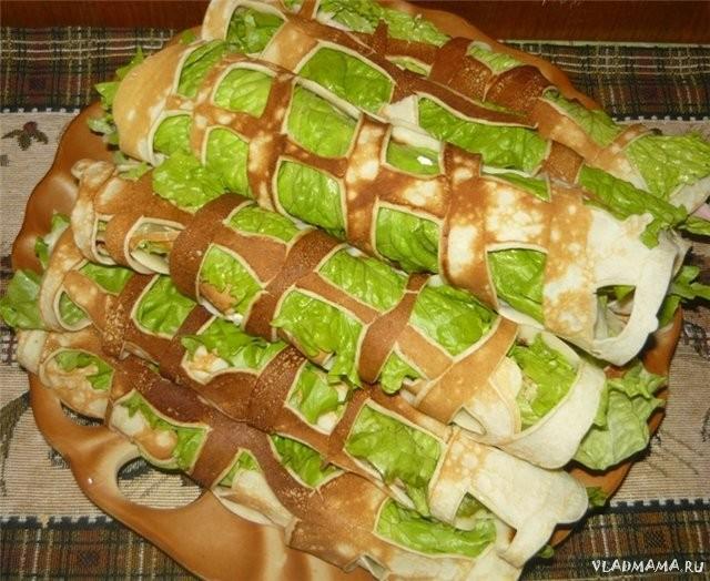 Блины-макраме