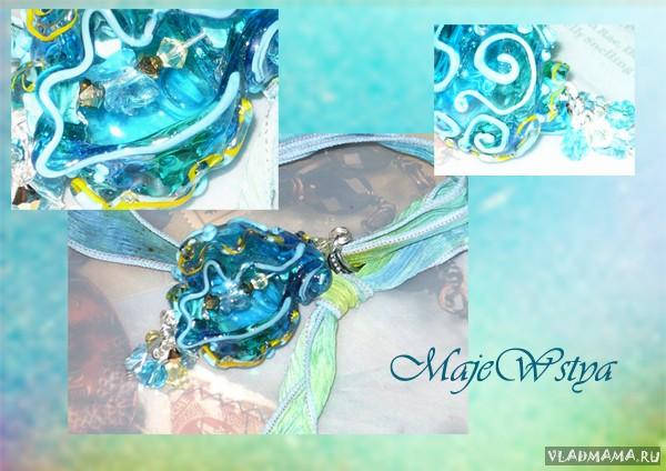 Ракушка lampwork(авторская работа Натальи Ботезат)