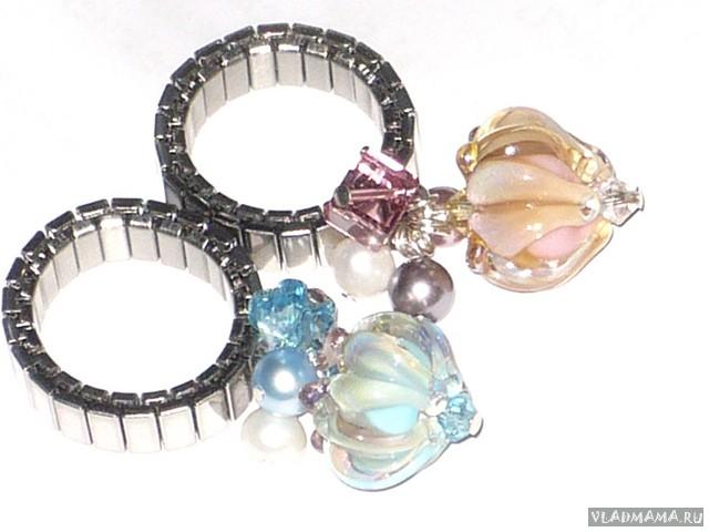 Цветы lampwork(авторская работа Натальи Ботезат)