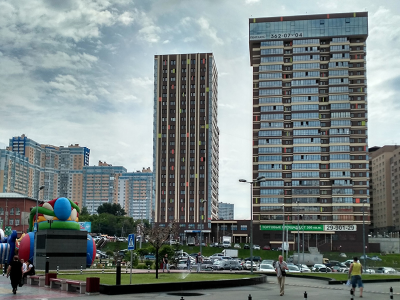 Городские виды Новосибирска