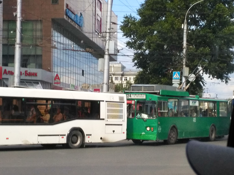 Троллейбус в Новосбириске